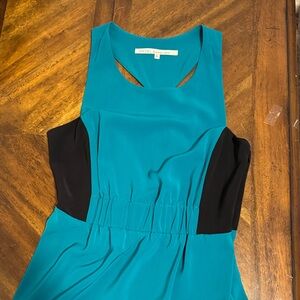 Rachel by Rachel Roy Teal and Black Mini Dress